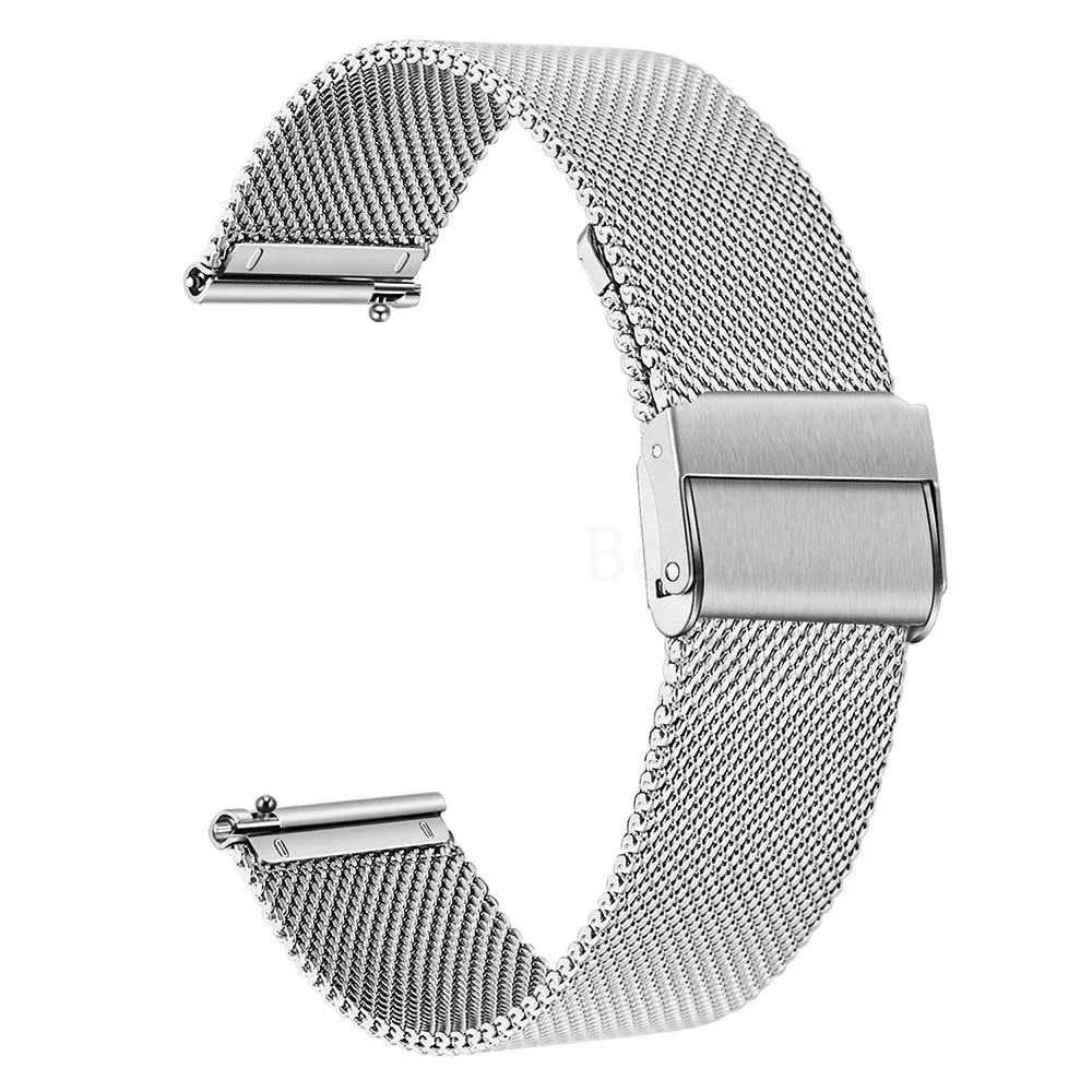 20/22mm Milanese Strap for Garmin Vivomove HR Watch Stainless Steel Watch Wrist Band Metal Bracelet for Garmin Watch Accessories