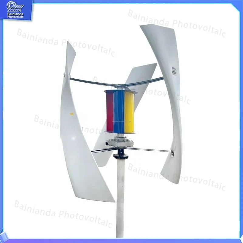 10KW Hybrid Solar Wind Generator System Vertical Axis Wind Turbine 800W 1kW 2kW 3kW 5kW Off Grid Power Station Home Backup