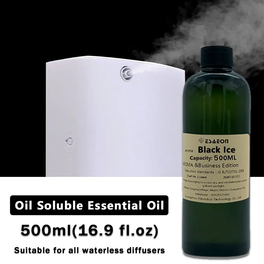 ESAEON 500ml(16.9 fl.oz) Black Ice/Westin White Tea Essential Oils, For All Waterless Diffusers, Aroma Machine,Reed Aromatherapy