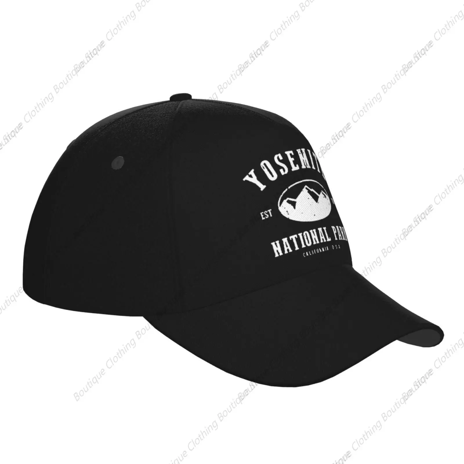 Cappello da pilota per camion per il tempo libero del berretto da Baseball del parco nazionale di Yosemite nero