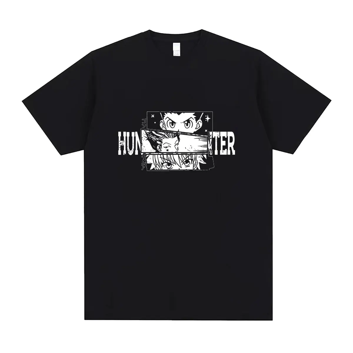 Anime Hunter X Hunter Gon Freecss Hyskoa Killua Zoldyck T Shirts Men Women Cartoon Manga T-shirt Male Fashion Vintage Streetwear