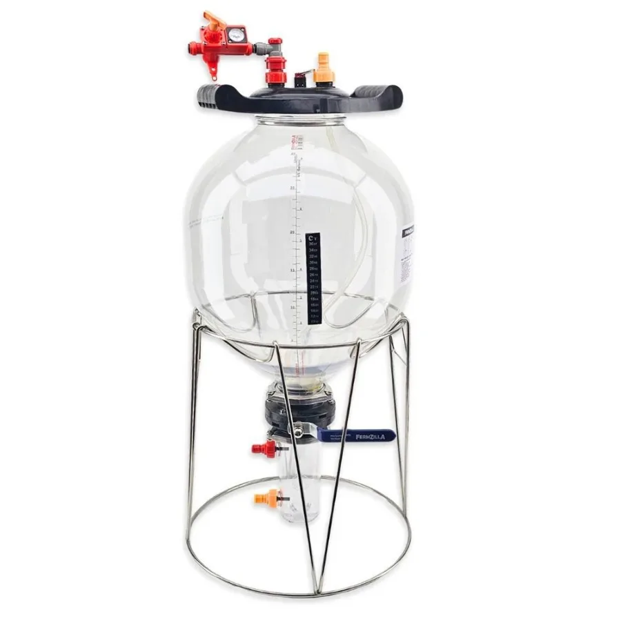 Craft Beer 27L Fermentation Barrel Pressure Fermentation Brewing Equipment Gas Fermentation Barrel