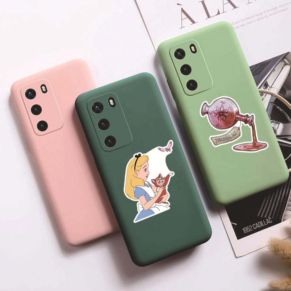 10/30/70pcs Disney Movie Alice in Wonderland Cartoon Stickers Waterproof Graffiti Decals Phone Guitar Suitcase Cute Sticker Gift