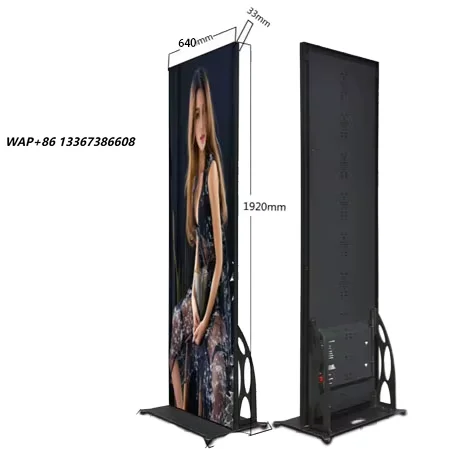Vertical Single Screen Indoor LED Display Screen With Real Time Monitoring for Mall Wayfinding Exhibition Hotel Lobby Digital