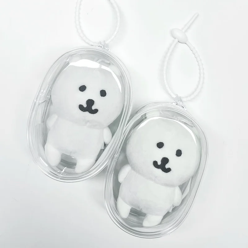 

13cm Plush Toy Storage Bag High Transparent Doll Carrying Case Dustproof Bear Doll Bag For Outings And Walking