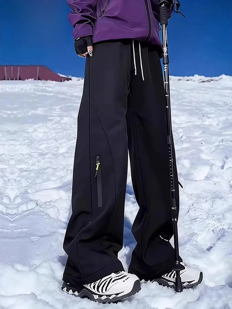 Tee-Proof Fce Lined Thiened Skiing Pants Workwear Trousers for Men And Women Winter Cold Resistant Northeast Snowboard...