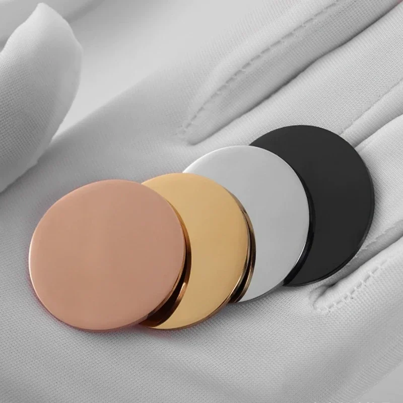 25mm Mirror Polished Stainless Steel Stamping Blank Round Blank No Hole Disc Charm Jewelry Making Discovery 20pcs