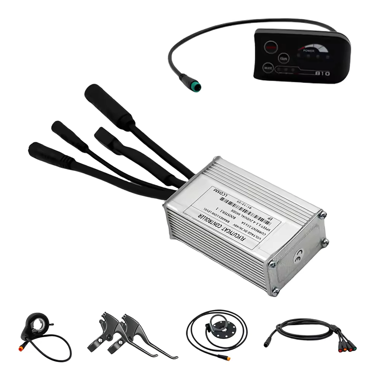 

Electric Bike Controller 36V 48V XT60 Waterproof Brushless Hub Motor 250W 350W 500W 750W Ebike Accessories