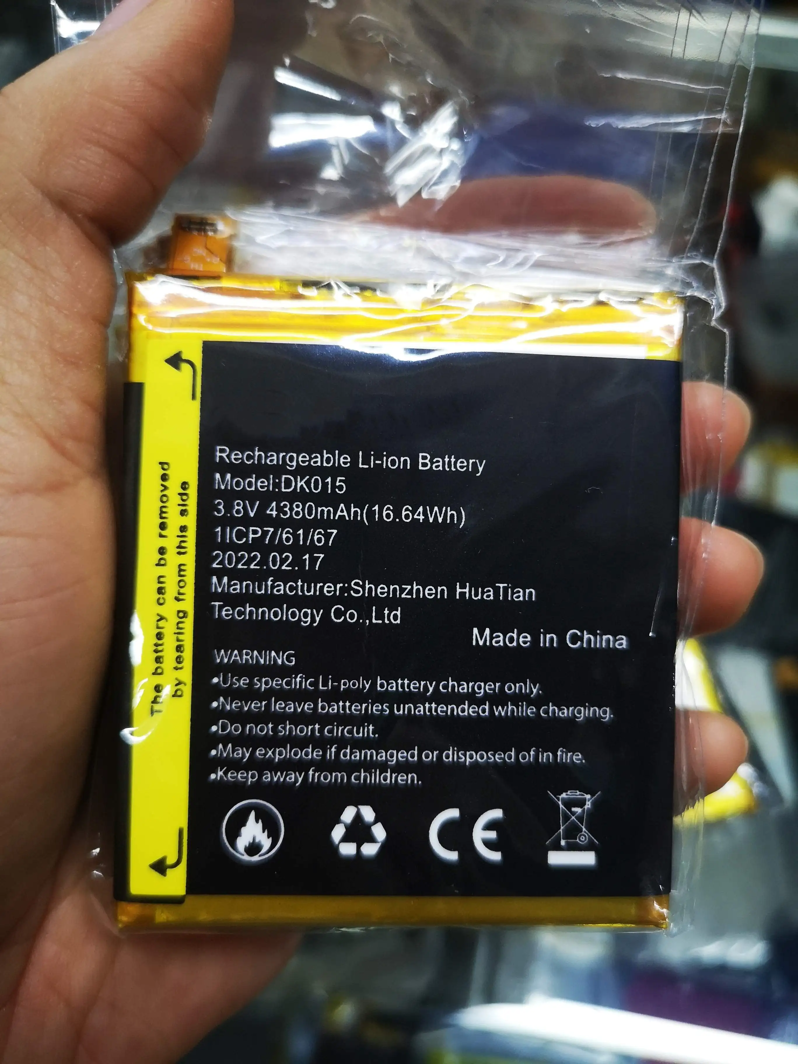 

100% NEW Battery for Blackview BV9900 Pro 4380mAh Bateria 5.84"Phone Replacement DK015 Li-ion Batteries for BV9900