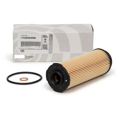 Oil Filter Set For BMW X3 X4 X5 X6 X7 F20 F21 F22 F23 F30 F31 F32 11428583898 2015 2016 2017 2018