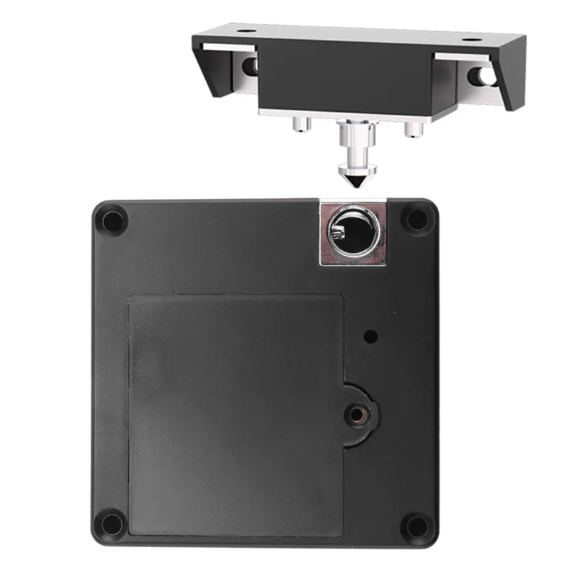 ABDE-スマート木製ドアロックキーレス不可視電子ロックICカードTtlockアプリロック解除キャビネットロッカー家具引き出しロックDurab