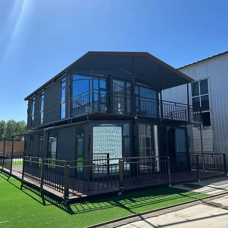 2 قصة حاوية منزل جاهز للطي حاوية قابلة للتوسيع منزل مقاوم للماء 30ft 40ft منزل حاوية قابلة للتوسيع #1