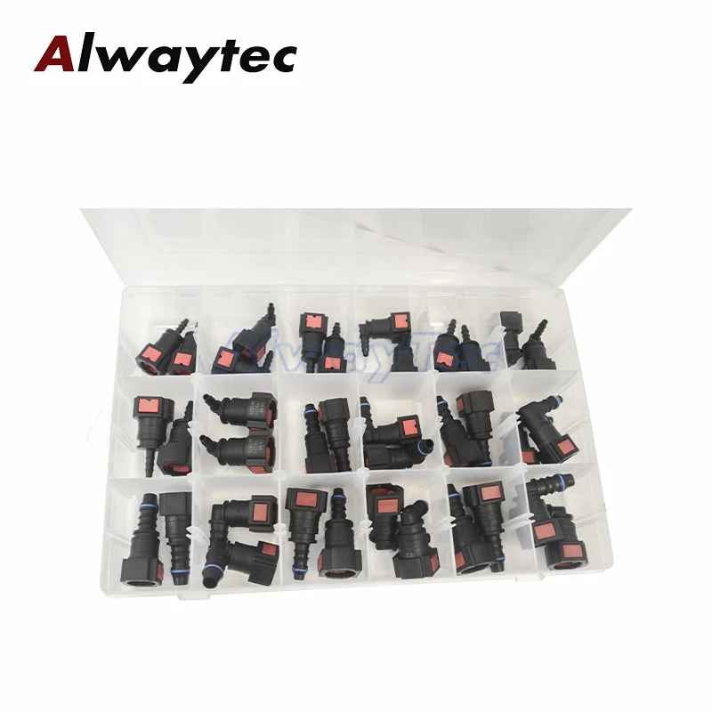 

36PCS 6.3/7.89/9.49mm SCR System Urea Pump Quick Connector Kit Automobile Fuel Pipe Injector Exhaust Gas Treatment Joint Kits