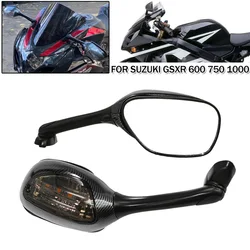 Rearview Mirrors For Suzuki GSXR600 GSXR750 2006-2010 GSXR1000 K6 K7 K8 2005-2008 Motorcycle LED Light Turn Signal Side Mirrors