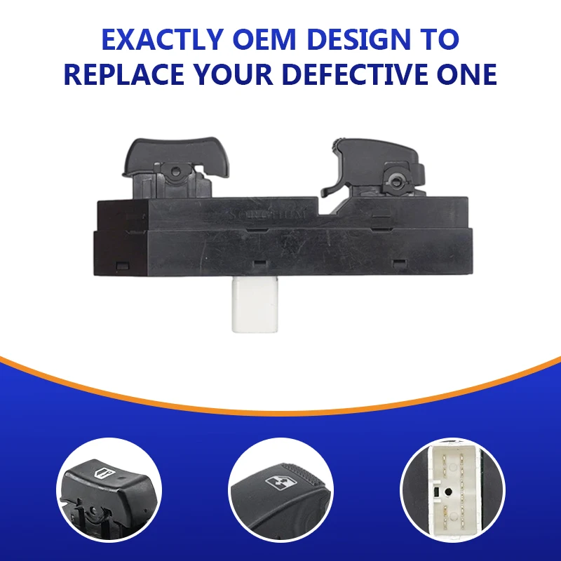 NEW HNROCK 93575-2E100 Glass Lifter Suitable for Hyundai Tucson Car Window Control Switch