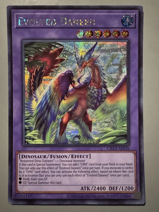 Yugioh KONAMI Duel Monsters CR12-AES26 Evolved Daneen Secret Asian English Collection Carte Mint