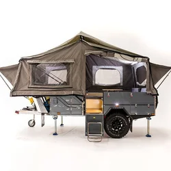 Australia Hot Sale TC Canvas 4x4 Off Road Caravan RV Trailer Tent for Camping