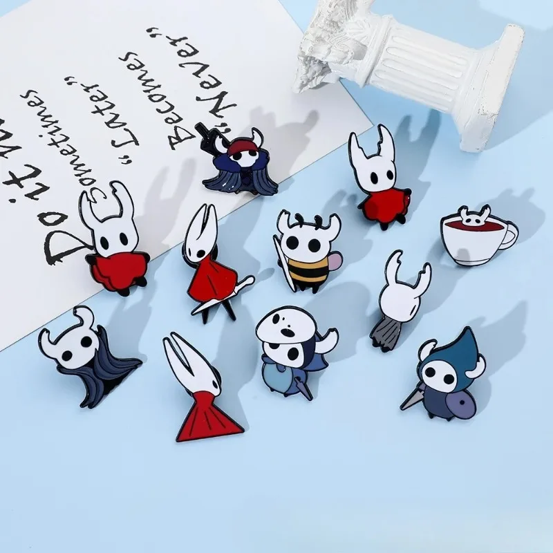 Action Game Cartoon Character Alloy Drip Oil Brooch Jewelry for Women Men Anime Badges on Clothes Accessories Gifts