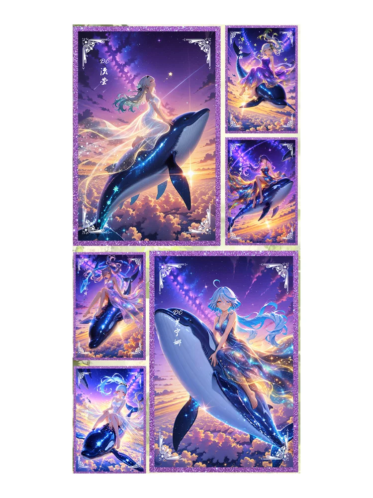 2026 Wholesale Baby Studio Floral Bloom Goddess Series A5 Board Waifu Card Collection Anime Games Gift Toy
