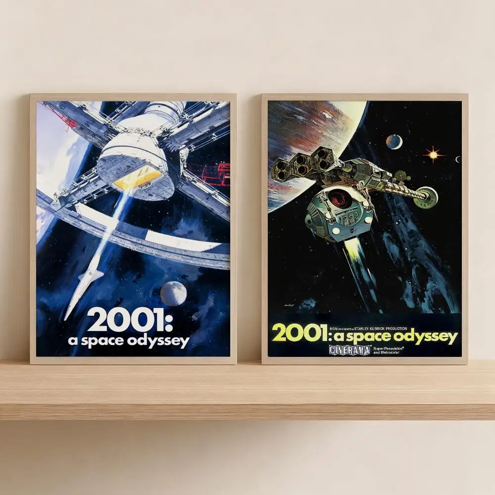 2001 A Space Odyssey Movie Painting Calligraphy Canvas Wall Art for Bedroom & Living Room Decor | Home Gift Painting