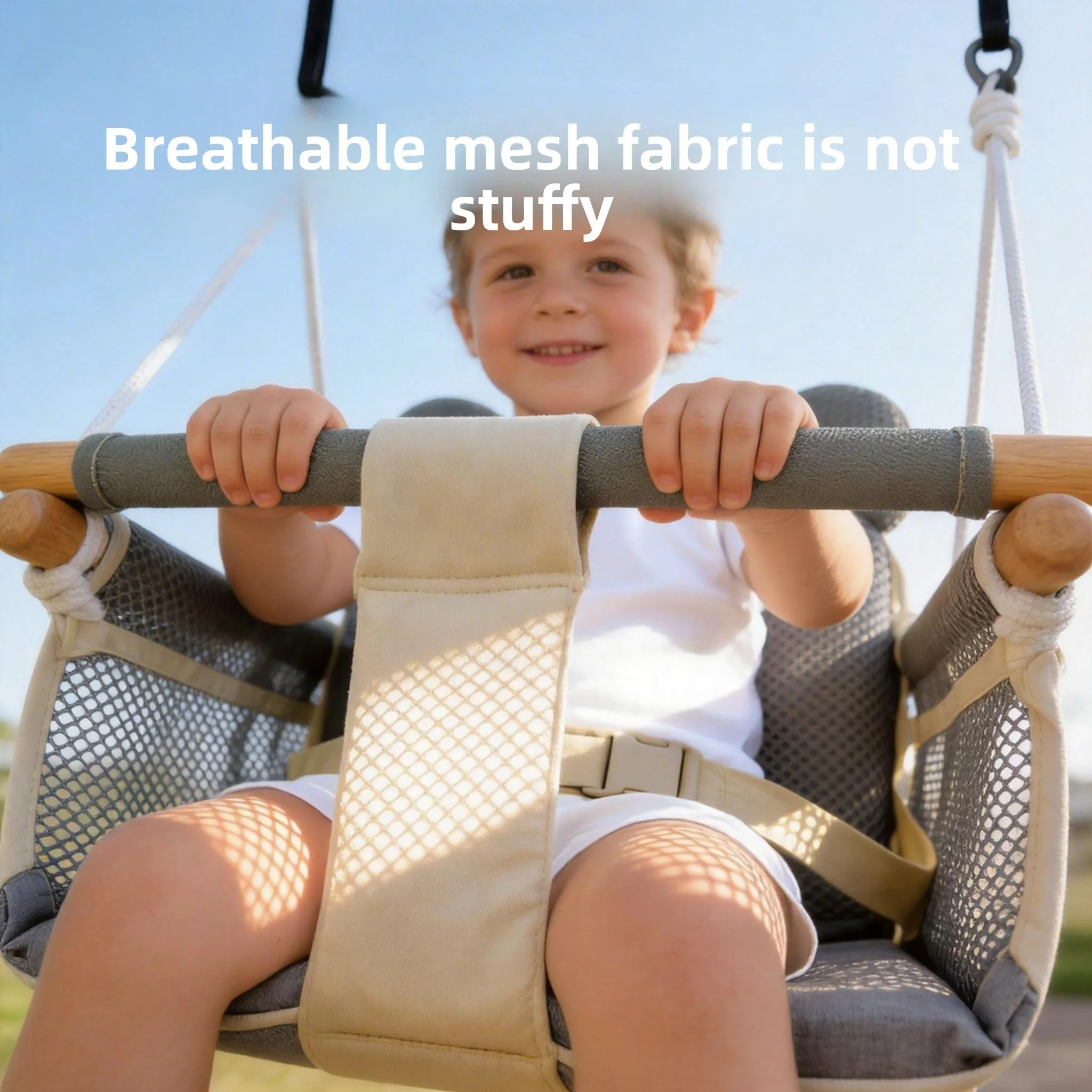 Durable Portable Baby Swing Toddler Hanging Chair Sensory Safe Rocking Cradle Seat Indoor Outdoor Garden for Kids Infant