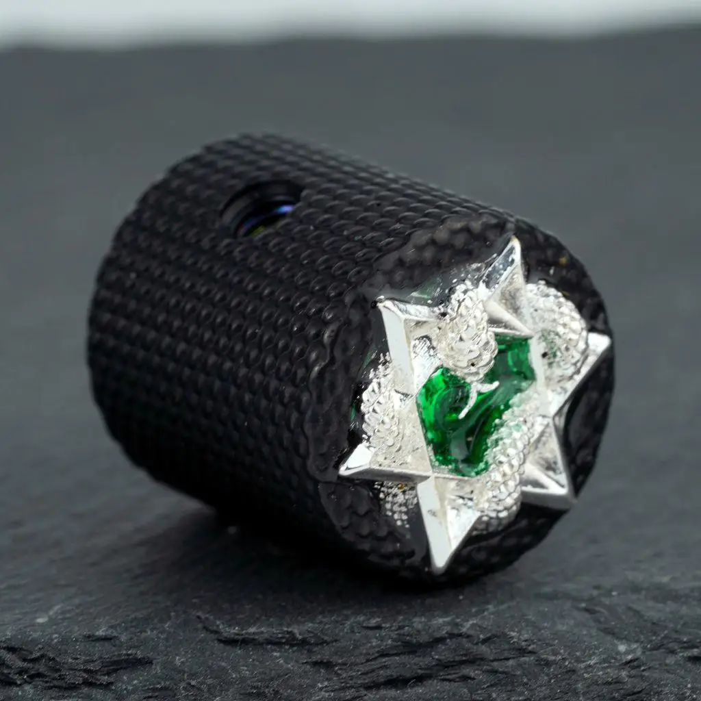 Potentiometer Control Knob, Electric Guitar Bass Knob, Snake Style Promotional Items.CKB022X
