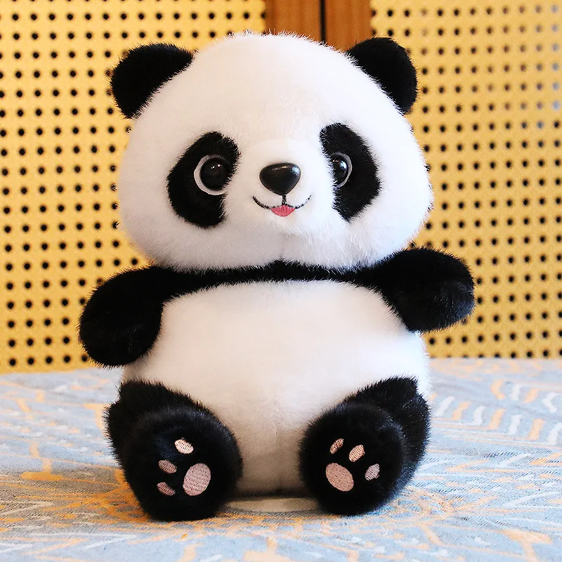 

25CM Giant Panda Plush Doll Cute Animal Doll Chinese National Treasure Giant Panda Soft Animal Pillow Children's Birthday Gift