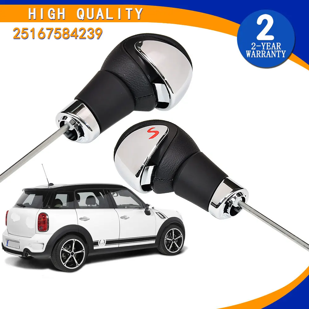 OE 25167584239 Automatic Gearbox Shifter Lever Handle For MINI R55 R56 R57 R58 R59 R60 R61 New Replacement Auto Parts