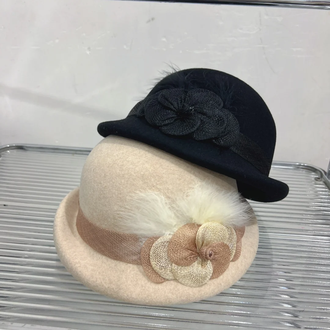 chapeau-beret-en-soie-et-en-laine-pour-femmes-petit-chapeau-cadeau-en-laine-pure-motif-floral-tendance-pour-l’automne-et-l’hiver-leger