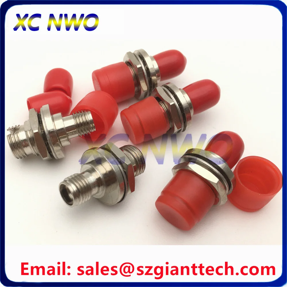 SMA Female to FC Female SM Fiber Optic Hybrid Adapter Connector,SMA/UPC-FC/UPC Simplex Optical Adaptor Flange Adaptor Couple