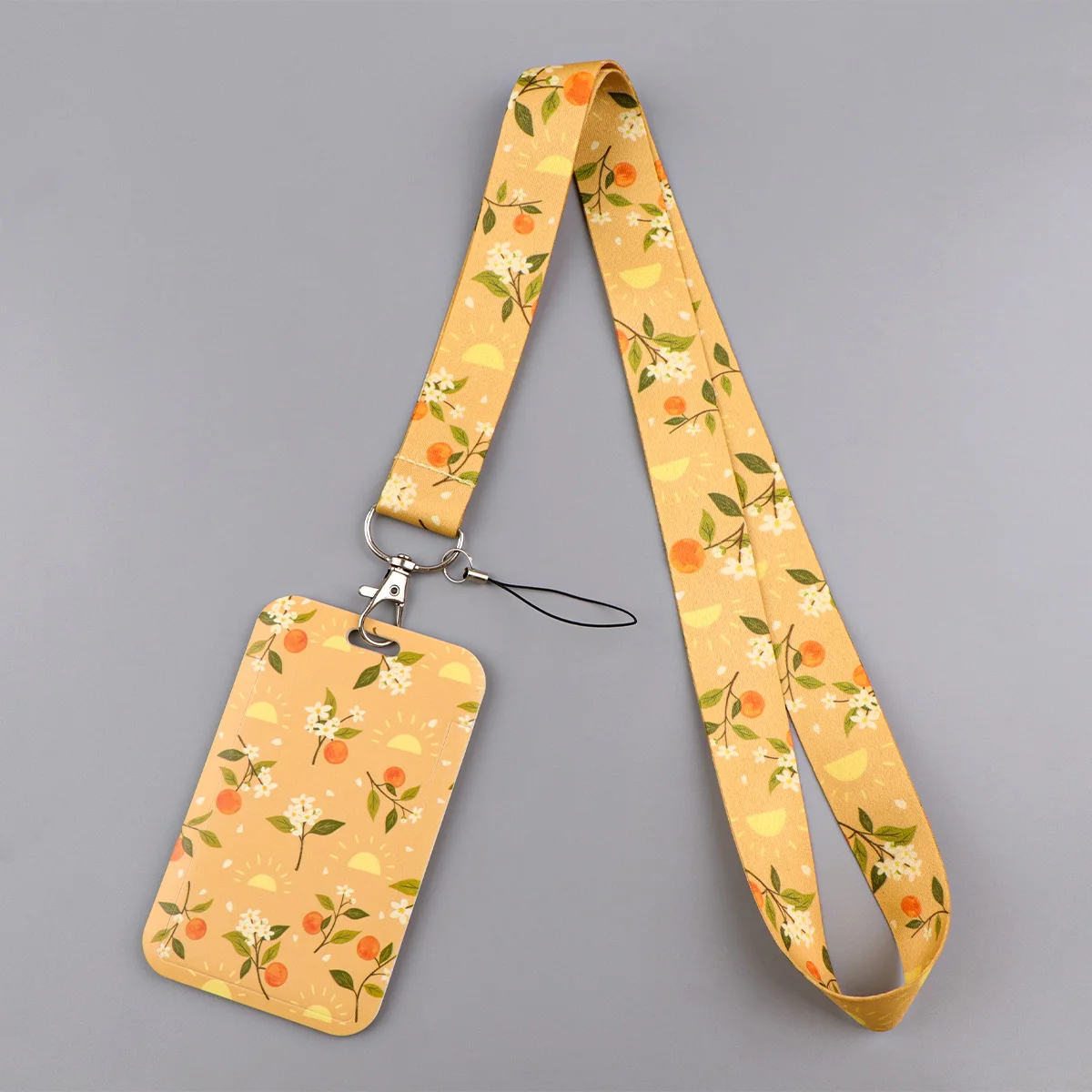 Medical ID Badge Holder Lanyards Cartoon Cat Neck Strap Door Card Case Hanging Rope Keychain Business Card Gift