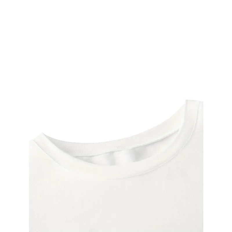 Men's solid color long sleeved T-shirt, simple and versatile, trendy and comfortable, round neck casual long sleeved top - view 5