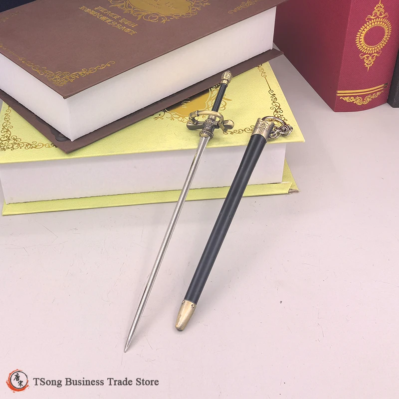 لعبة 21 سنتيمتر (8.26 بوصة) ملحقات الأفلام والتلفزيون من القرون الوسطى البرية نسخة الأسلحة المصغرة نموذج العرش آريا ستارك إبرة Swo #2