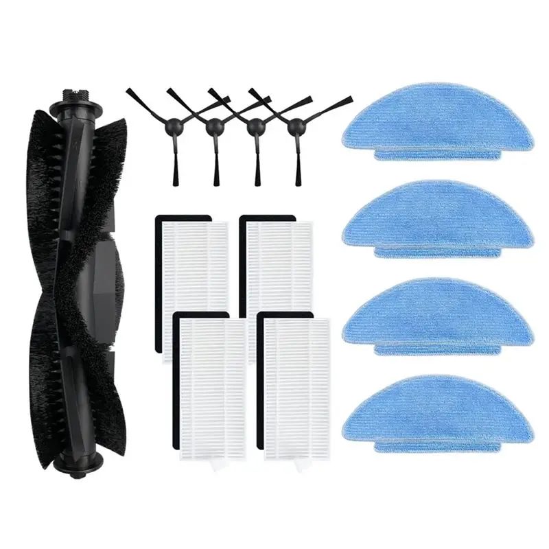 

A50F-For Tikom L9000 Robot Vacuum Main Side Brush HEPA Filter Mop Pad Replacement Spare Parts Accessories
