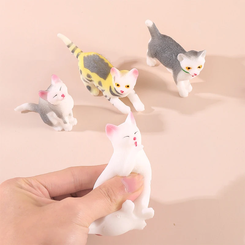 

Новая реалистичная игрушка-антистресс в виде кошки: милая, забавная, плюшевая, медленно восстанавливающая форму, для снятия стресса, украшение, игрушка для детей и взрослых, для снятия напряжения и вымещения эмоций