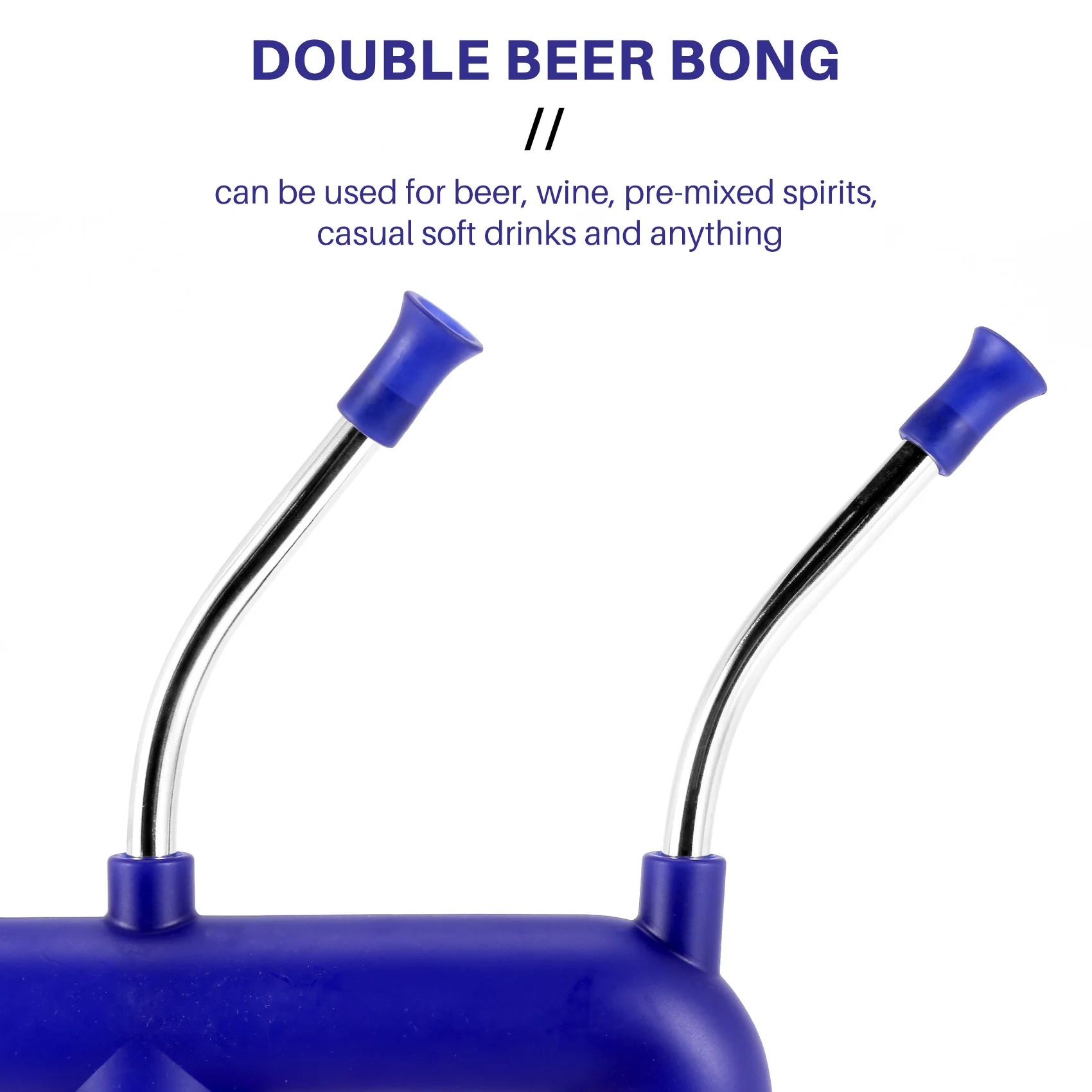 Double Beer Snorkel Beer Dispenser for College Parties New Party Christmas Birthdays Year HOT