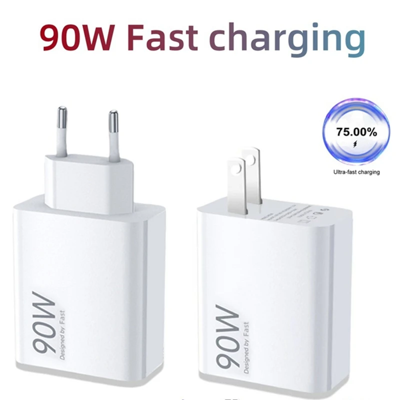 Neue 90W USB Typ C Ladegerät Schnelle Lade Datenkabel USB Telefon Ladegerät Adapter Eu Stecker Adapter Für Xiaomi – Detail 3