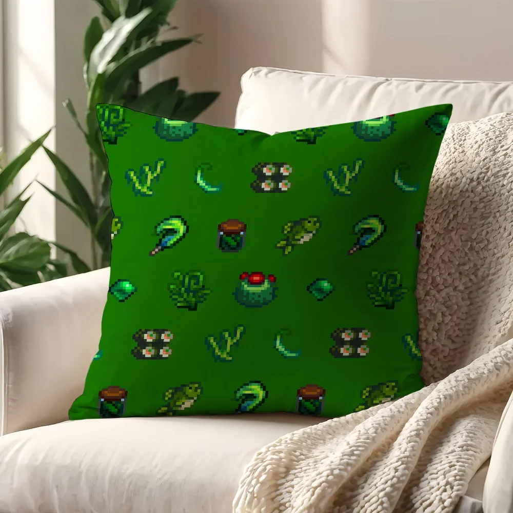 

Game Stardew Valley B Pillow Case Home Sofa living Room Office Shop Cover Printing Comfort Decoration Nordic Simplicity