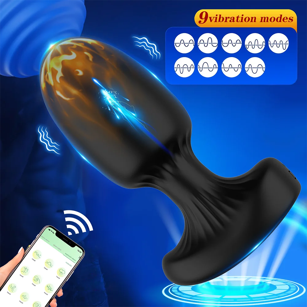 Vibration masturbation silicone,anal plug toys,for men and women,wireless remote control,sex toy,stimulator,18+,Adult products