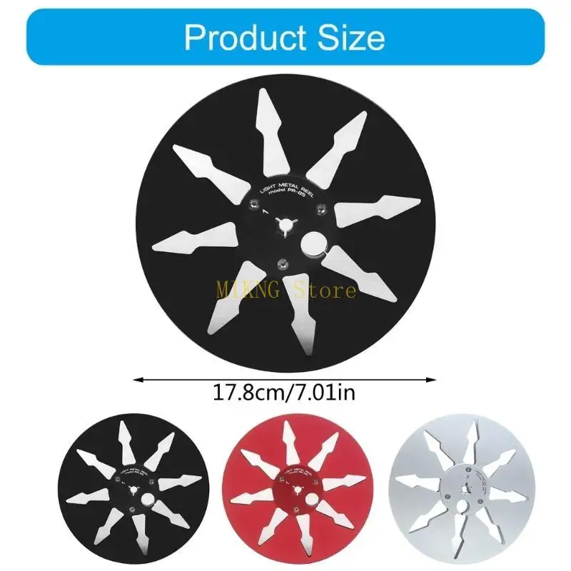 ملحق مكبر صوت 7 بوصة، مسجلات شريطية بكرة معدنية من سبائك الألومنيوم ذات 8 فتحات أفضل بيع