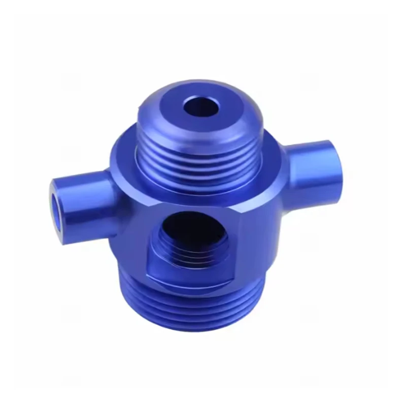 Anodized Aluminum CNC Milling Compatible for Hydraulic Systems Custom CNC Machining Services