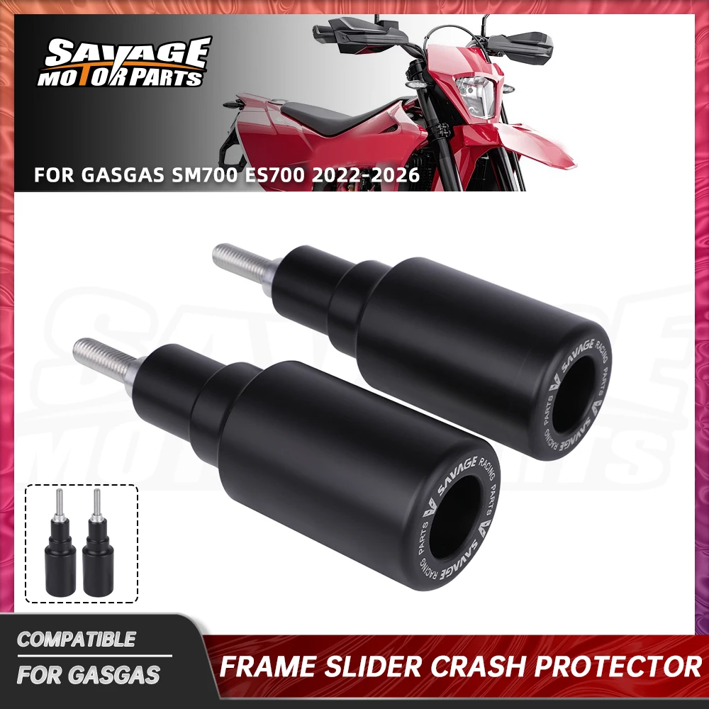 SM700 Frame Slider Crash Protector For GasGas ES SM 700 2022-2026 Motorcycle Accessories Engine Crash Pad Cafe Racer Protection