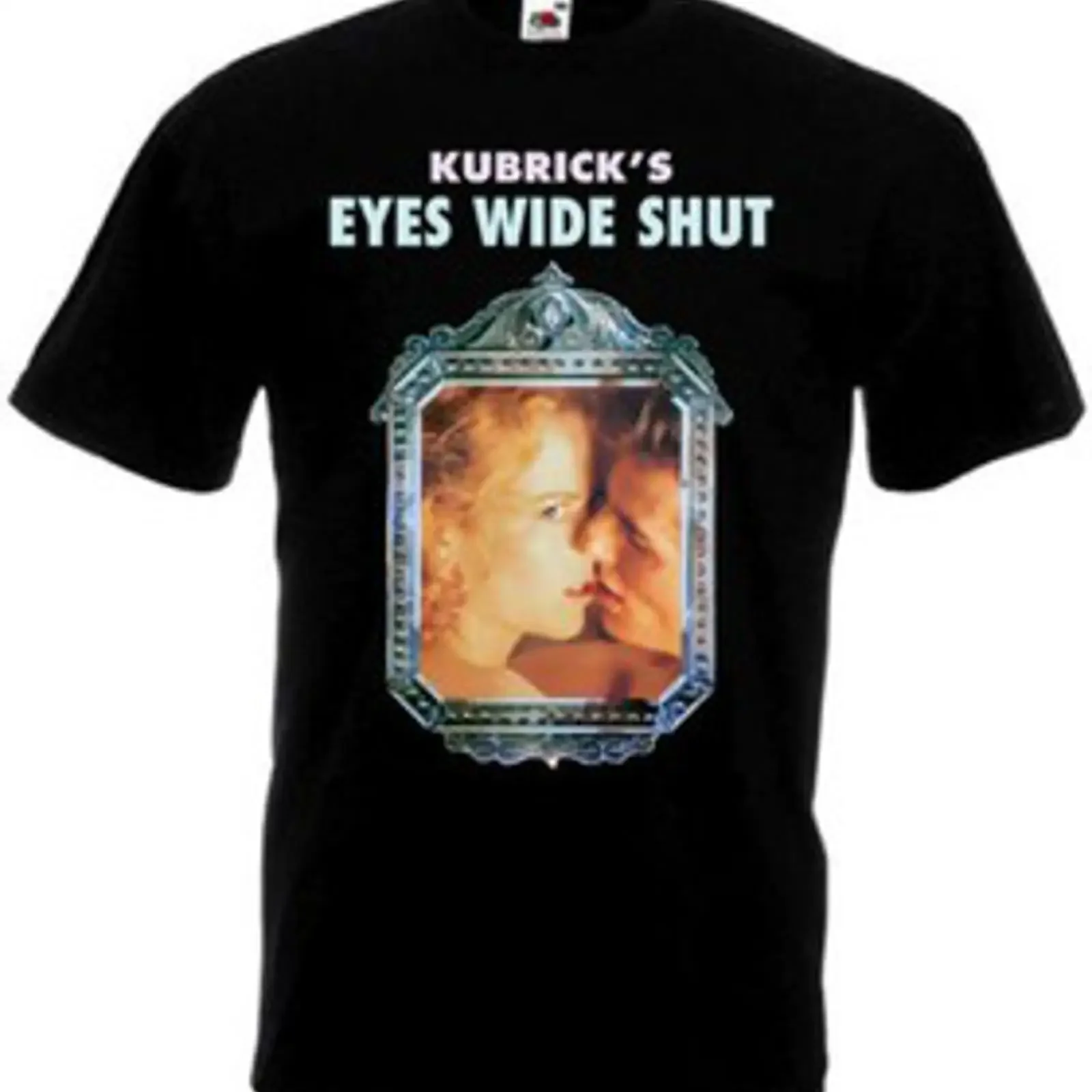 Camiseta negra con póster de película Eyes Wide Close todas las tallas vintage Washed Unisex Soft Casual Versatile Stretched