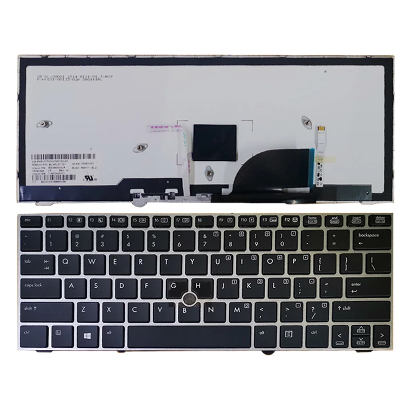 New US Backlit laptop Keyboard FOR HP Elitebook 2170 2170P 700681-001 Wirh Pointer Mouse 11.6