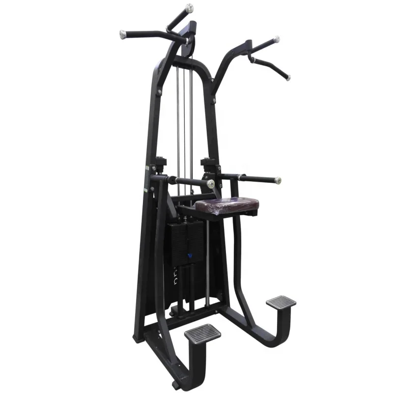 

gym equipment Fitness Function Power-assisted Pull-up assisted chin up Kneeling Type Dip Chin Assist Machine