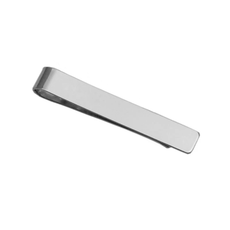 Custom Logo Name Tie Bar Clip Men Stainless Steel Business Tie Pin for Regular Ties Casual Shirt Accessories Valentines Day Gift