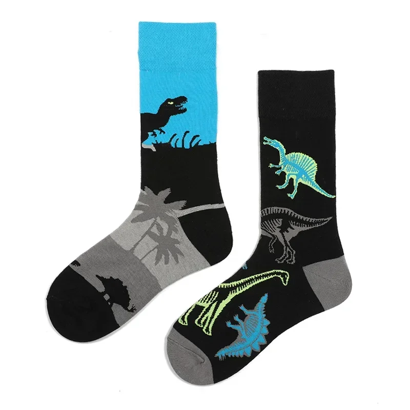 2024 Mandarin duck asymmetric ab socks net red ins animal and plant in the tube cartoon fashion sports cotton socks