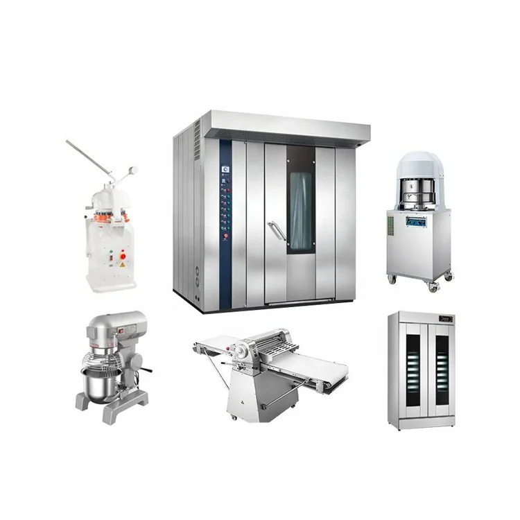 Commercial Hot Air Rotary Oven 16/32 Trays Large Food Chicken Roaster Oven Stainless Steel Gas/Electric 380V Bakery Equipment