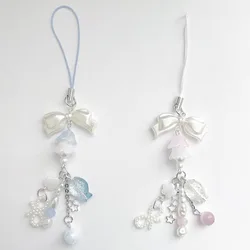 matching blue pink jellyfish phone charm y2k