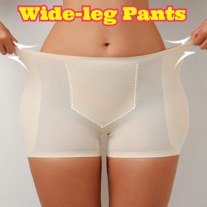 

Women High Waist Seamless Hip Enhancer Invisible Thin Pad Butt Lifter Fake Hip Shaper Breathable Comfort Safety Panties Daily
